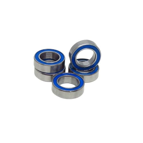 10 Stück MR106 2RS 6x10x3 mm blaue Gummidichtung Miniatur 6 10 3 Rillenkugellager MR106RS L1060 6 * 10 * 3 ABEC-3(MR126-2RS 6x12x4mm) von XYVXGGRM