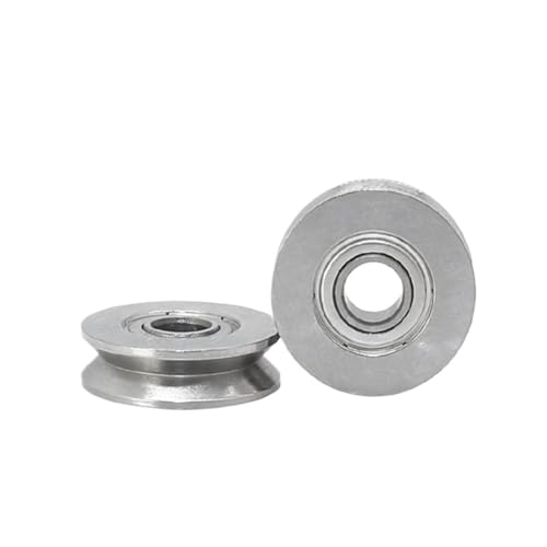10 Stück S623 624 625 SUS 440 Edelstahllager, Außenring mit Nut 626 627 628 629 UV-Typ(V groove,S624-1.2-0.3) von XYVXGGRM