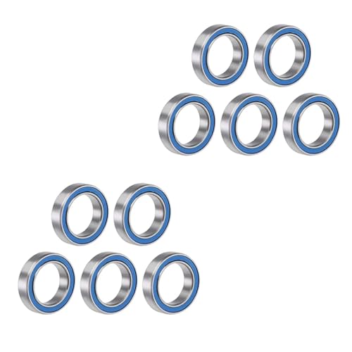 100 Stück 6701 12 x 18 x 4 mm ABEC-5 6701 ZZ 2 Kugel 6701-2 blau abgedichtetes Rillenkugellager(6701-2RS blue,ABEC 1) von XYVXGGRM