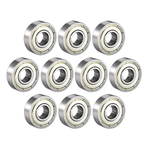 10PCS Lager 603 604 605 606 607 608zz 608-2RS 609 623 624 625 626 627 628 629 ZZ RS Rillenkugellager(ZZ,ABEC-1_606 6X17X6) von XYVXGGRM