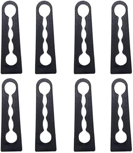 XYWOPO 4X Auto-Schalldämpfer, Türschlosspuffer, Dämpfung, for Nissan, for Qashqai, J10 J11 2006-2023, Ersatzzubehör, Geräuschreduzierungspad (Größe: 8 Stück)(BLACK 8pc) von XYWOPO