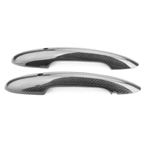 XYWOPO Carbon Fiber Protect Türgriffabdeckungszubehör mit Schlüsselloch, for MINI, Cooper F55 F56 F54 F60 R55 R56 R60 Countryman Autotürgriffabdeckung von XYWOPO