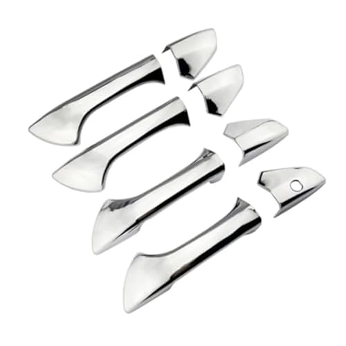 XYWOPO For Accord, 8. 2008–2012, Chrom-Carbon-Autotürgriffabdeckung, Auto-Styling-Fangkappen-Aufkleber Autotürgriffabdeckung(Silver) von XYWOPO