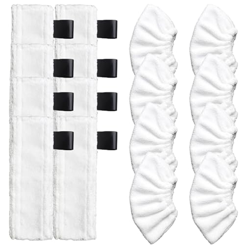 XYWOPO For EasyFix SC2 SC3 SC4 SC5 Steam Mop Tuch Reinigungspad Tuchabdeckung Lumpen Ersetzen Zubehör Moppreiniger Ersatzteile Dampfreiniger-Zubehör(16pcs) von XYWOPO