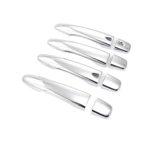 XYWOPO For NISSAN, for Qashqai, J11 2014–2020, Chrom-Türgriffabdeckung mit, for Smart, Schlüsselloch-Fangkappen-Zierleiste Autotürgriffabdeckung(Silver 1 Keyhole 2 Buttons) von XYWOPO