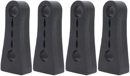 XYWOPO Universal-Türschloss-Dämpferpuffer-Dichtung Stoßdämpfender Dämpfungsschutz 2004 – 2020 Geräuschreduzierungspad (Size : 07)(BLACK 07) von XYWOPO