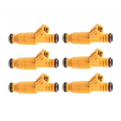 XYYGJKYZ 0280155700 6Pcs 4hole Hochwertiger Bosch-Kraftstoffeinspritzer for JEEP 1987-1998 4.0L EV1 von XYYGJKYZ
