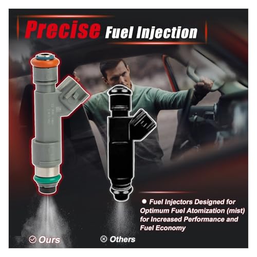 XYYGJKYZ 800-2100N 4 STÜCKE Hochwertiger Kraftstoffinjektor for Chevrolet HHR Malibu 2.2L 2.4L Pontiac G6 2009-2012 von XYYGJKYZ