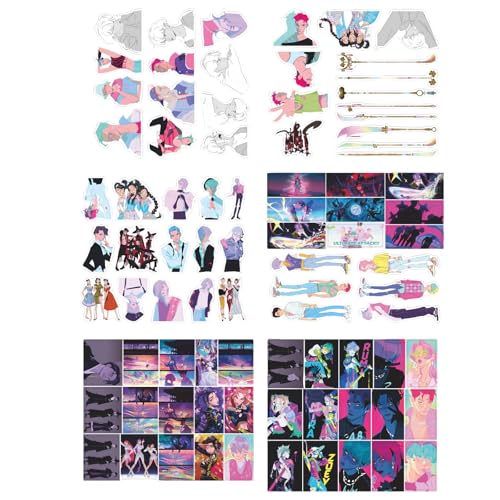 86PC Huntrix Stickers Huntrix Merch Stickers Derpy Cat Aufkleber Waterproof wasserdicht Vinyl Aufkleber für Teenager Mädchen Laptop Telefon 86PC Huntrix Stickers Huntrix Merch Stickers Derpy Cat Aufkleber Waterproof wasserdicht Vinyl Aufkleber für Teenager Mädchen Laptop Telefon von XYYYHTL