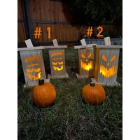 Halloween Holz Laternen | Bemalbar von XYZCustomsShop