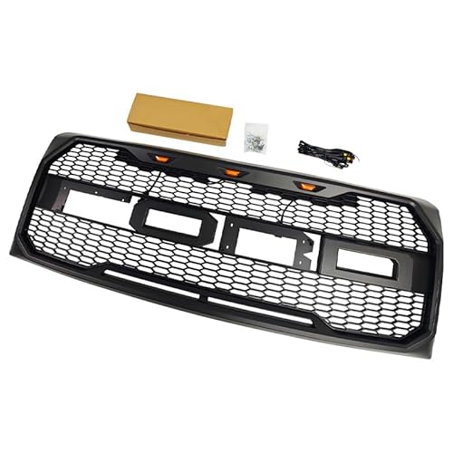 XYghzh Kühlergrill für die vordere Stoßstange,für 2009-2014 Ford F150 Autoteile Set Performance Kühlergrill kompatibel von XYghzh