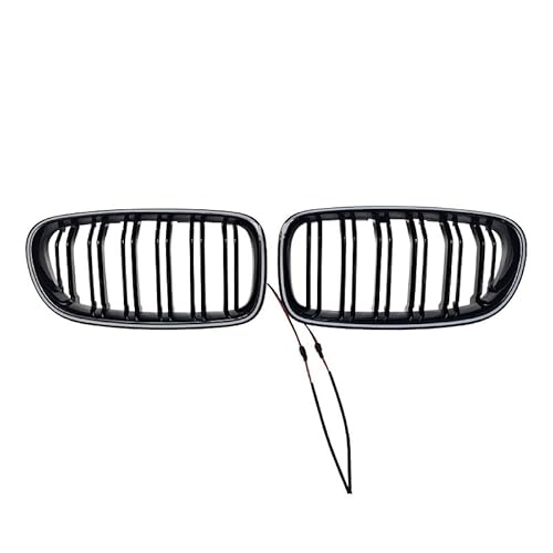 XYghzh Kühlergrill vordere Stoßstange,Für 2011-2016 BMW 5 Series F10 Illuminated LED Frontgrill Stoßstangengrill Tuning Zubehör von XYghzh