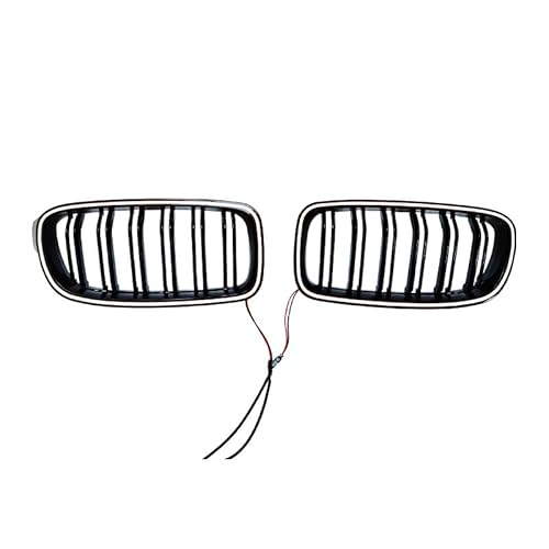 XYghzh Kühlergrill vordere Stoßstange,Für 2013-2018 BMW 3 Series F30 Illuminated LED Frontgrill Stoßstangengrill Tuning Zubehör von XYghzh