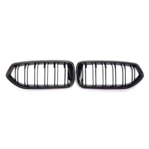 XYghzh Nieren Schwarz Kühlergrill Streifen Kühlergrill für BMW Z4 G29 2019-2022,Grill Glanz Schwarz Doppelsteg Sport Kühlergrill,B von XYghzh