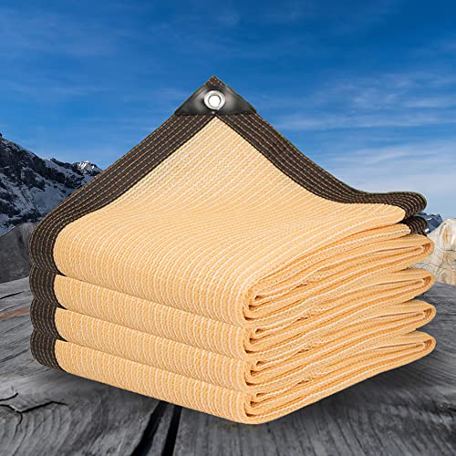 Sonnensegel Balkon Sichtschutz 3x6m Schattiernetz mit Ösen Markisenschutzhüllen Rechteckig Sonnenschutz Netz Windschutz Schattennetz 90% UV-Beständigkeit Schattierungsnetz für Garten aüs HDPE von XZ_Qzy