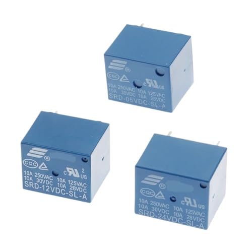 5Pcs Relais SRD-03VDC-SL-A SRD-05VDC-SL-A SRD-06VDC-SL-A SRD-09VDC-SL-A SRD-12VDC-SL-A 10A 250VAC 4PIN(SRD-12VDC-SL-A 4Pin) von XZAVTKLW