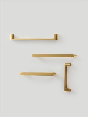 XZAVTKLW Griff for Schrank, Schublade, Kleiderschrank, Tür, Gold, for Anfassen, 96/128/160/192 Lochabstand, 1 Stück(CH037-BB-160172) von XZAVTKLW