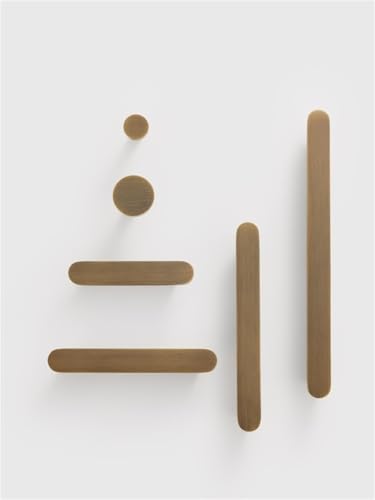 XZAVTKLW Massiv Messing Plain Antik Bronze Küche Schrank Kleiderschrank Schublade Möbel Griff T-bar 1Pcs(CH031-AB-192222) von XZAVTKLW