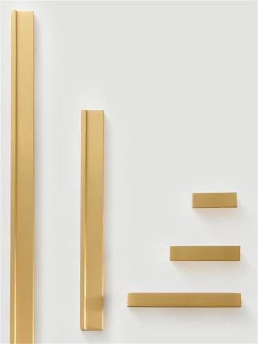 XZAVTKLW Massives Messing 32–1200 mm 1,25 Zoll - 472,5 Zoll Küchenmöbelgriff, verbreiterter Schubladengriff, halb versteckt, 1 Stück(CH033-BB-672800) von XZAVTKLW