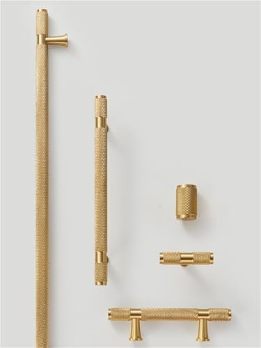 XZAVTKLW Messing Diamant Muster Schrank Pull T Bar Verlängert 38cm 15 Zoll Garderobe Tür Schublade Griff 1Pcs(CH035-BB-T50) von XZAVTKLW