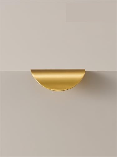 XZAVTKLW Messing Falten Kurze Kante Ziehen Griff Schublade Shell Möbel Schrank Gebogene Griff Drop 1Pcs(CH015-BLK-256300) von XZAVTKLW