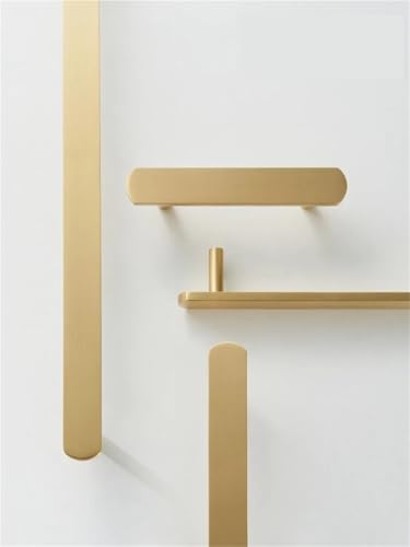 XZAVTKLW Messing Plain Extended Länge Küche Schrank Schublade Tür Griff 4-25 Zoll 500mm Pull Bar 1Pcs(CH074-BB-96140) von XZAVTKLW