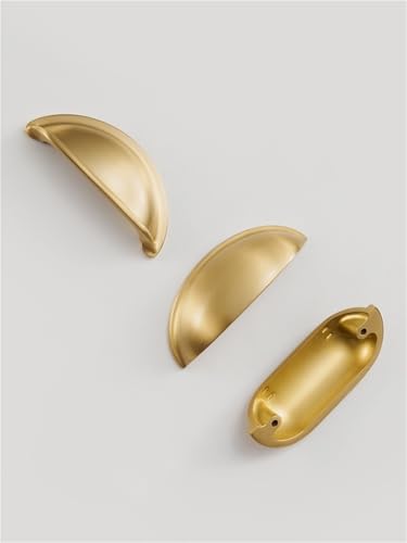 XZAVTKLW Messing Tasse Form Pull Griff Schrank Schublade Griffe Vintage Pastoral 1Pcs(CH020-BB-6490) von XZAVTKLW