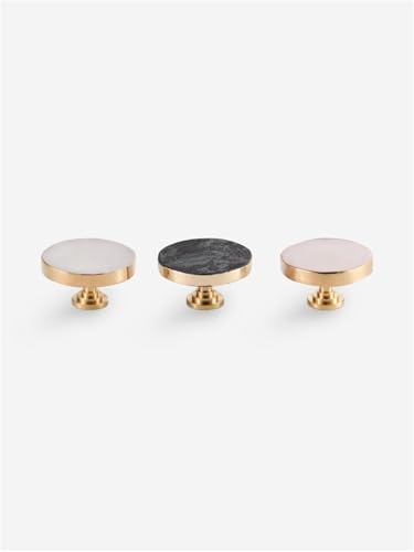 XZAVTKLW Reine Natürliche Kristall Beschichtung Gold Messing Verzierung Weiß Rosa Kristall Möbel Schrank 1Pcs(Pink) von XZAVTKLW
