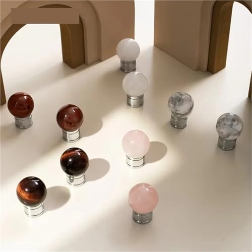 XZAVTKLW Sphärische Kristall Möbel Griffe Kleiderschrank Kommode Schrank Schrank Schublade Küche Dekorative 1Pcs(C-4736-Chrome-Pink) von XZAVTKLW