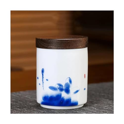 XZDEAIR Kaffeedosen Tragbare Reise-Teedose, feuchtigkeitsbeständige Kaffeebohnendose mit Holzdeckel, Vorratsdose für Kaffee/Zucker/lose Teeblätter Salzdosen XZDEAIR Kaffeedosen Tragbare Reise-Teedose, feuchtigkeitsbeständige Kaffeebohnendose mit Holzdeckel, Vorratsdose für Kaffee/Zucker/lose Teeblätter Salzdosen von XZDEAIR