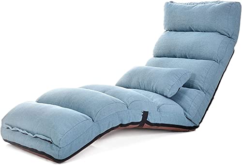 XZDEAIR Klassischer Free Fold Couch Bett Kreative Freizeit Faules Sofa Dick und weich Einfache Lagerung Tatami Faltbarer Single Lounge Chair Erkerfenster Sitzsack von XZDEAIR
