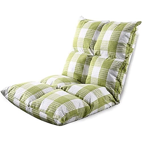 XZDEAIR Klassischer Sitzsack-Stuhl-Leinen-Stoff-Füller Faltbarer einzelner Verstellbarer fauler Sofa-Stuhl-Balkon-Couch-Bett-Kind-im Freiengarten-Liegestuhl Sitzsack von XZDEAIR