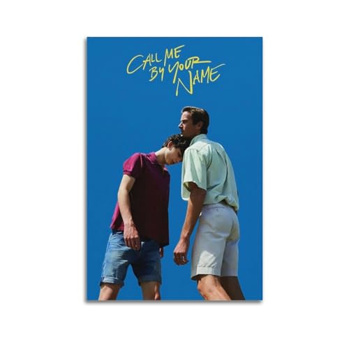 XZE Poster "Call Me By Your Name", Wandkunst, Dekoration, Leinwandposter und Drucke für Zimmer, ästhetisch, 60 x 90 cm, ungerahmter Stil von XZE