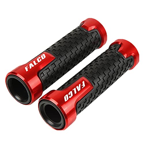Für APRILIA FALCO 2000-2004 2005 2006 2007 2008 Motorrad CNC Anti-Rutsch-Griffe Lenkergriff Hand Gummigriffe 7/8 '' 22MM Griffteile(Rot) von XZGFZHY