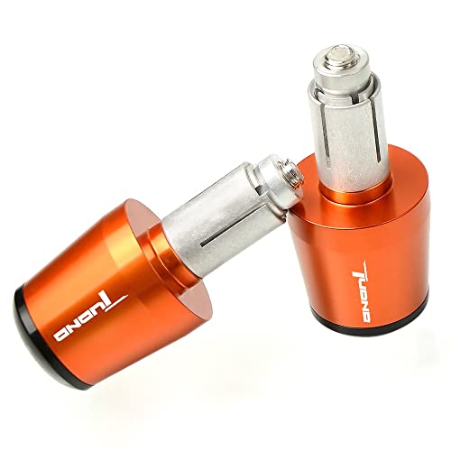 Für APRILIA RS 125 RS125 RSV4 Verkleidungssatz RSV 1000 Motorrad CNC Aluminium Griffe Lenker Griffenden Stecker Abdeckkappe Ausgewogene Stecker Griffteile(Orange) von XZGFZHY