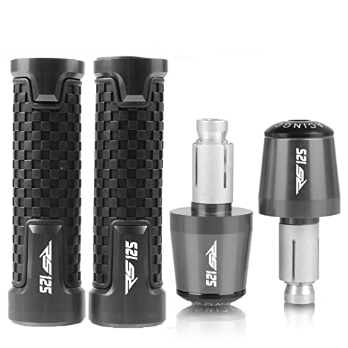 Für Aprilia RS125 RS 125 2002 2003 2004 2005 2006-2010 7/8 '' 22 Mm Motorrad-Handgriffe Lenker Anti-Rutsch-Lenker Handgriffenden Stecker Griffteile(G) von XZGFZHY