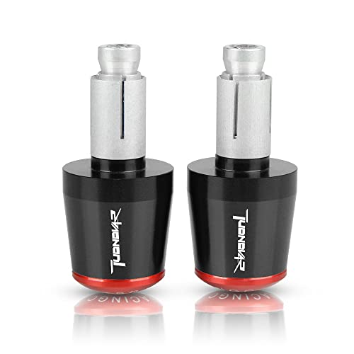 Für Aprilia Tuono V4 1000 2011-2017 Tuono V4 1100 2015-2016 2017 Motorrad CNC Aluminium Griffe Lenker Griff Enden Stecker Abdeckkappe Ausgewogene Stecker Griffteile(Rot) von XZGFZHY