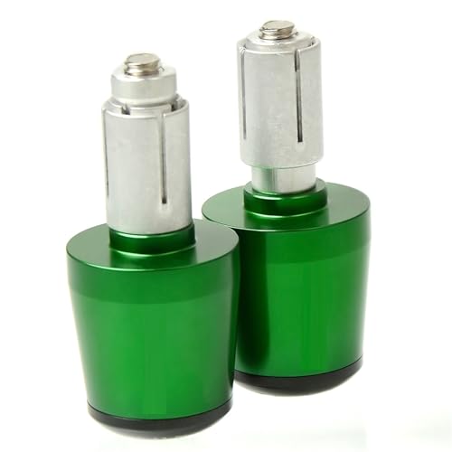 Für CB 190R CB190R CB 190 R 2015 2016 2017 Motorrad CNC Aluminium Griffe Lenker Griff Enden Stecker Abdeckkappe Ausgewogene Stecker Griffteile(Grün) von XZGFZHY