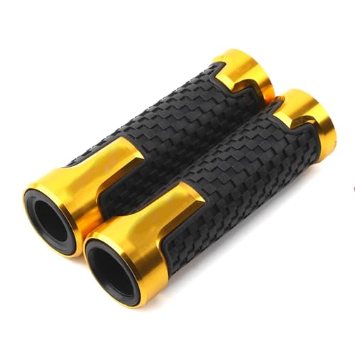 Für CB 599 CB 600 CB599 CB600F Hor&net 1998-2006 2003 2004 Motorradzubehör Handgriffe Lenker Anti-Rutsch-Lenker Handgriff Griffteile(Gold) von XZGFZHY
