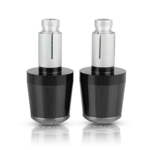 Für CB1300 CB 1300 2008 2009 2010 2011 2012 Motorrad CNC Aluminium Griffe Lenker Griff Enden Stecker Abdeckkappe Ausgewogene Stecker Griffteile(Schwarz) von XZGFZHY