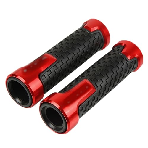 Für CB600F CB 600 F Hor&net 2007-2013 2008 2009 Motorradzubehör Handgriffe Lenker Anti-Rutsch-Lenker Handgriff Griffteile(Rot) von XZGFZHY