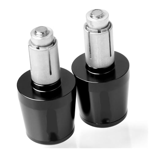 Für CB600F CB 600F CB 600 F 1989-2013 Motorrad CNC Aluminium Griffe Lenker Griffenden Stecker Abdeckkappe Ausgewogene Stecker Griffteile(Schwarz) von XZGFZHY