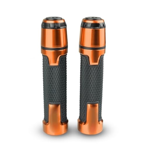 Für CBF1000/A CBF1000 CBF 1000/A 2006-2013 2007 2008 2009 2010 Motorrad Lenkergriffe Rutschfeste Gummigriffe Lenkerenden CNC Aluminium 7/8" 22mm Griffteile(Orange) von XZGFZHY