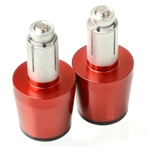 Für CBF600 CBF 600 N/NA/S/SA 2004-2013 2012 2011 2010 Motorradgriffe Lenkergriffenden Stecker Abdeckkappe Ausgewogene Stecker CNC Aluminium Griffteile(Rot) von XZGFZHY