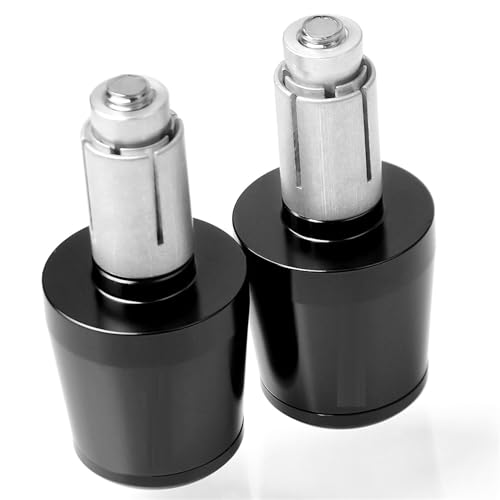 Für CBF600 CBF 600 N/NA/S/SA 2004-2013 2012 2011 2010 Motorradgriffe Lenkergriffenden Stecker Abdeckkappe Ausgewogene Stecker CNC Aluminium Griffteile(Schwarz) von XZGFZHY