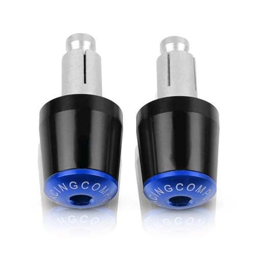 Für CBR 1100XX CBR1100XX CBR 1100 XX 1997-2007 2006 2005 Motorrad CNC Aluminium Griffe Lenker Griff Enden Stecker Abdeckkappe Ausgewogene Stecker Griffteile(Blau) von XZGFZHY