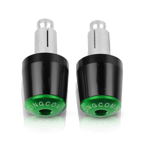Für CBR 1100XX CBR1100XX CBR 1100 XX 1997-2007 2006 2005 Motorrad CNC Aluminium Griffe Lenker Griff Enden Stecker Abdeckkappe Ausgewogene Stecker Griffteile(Grün) von XZGFZHY
