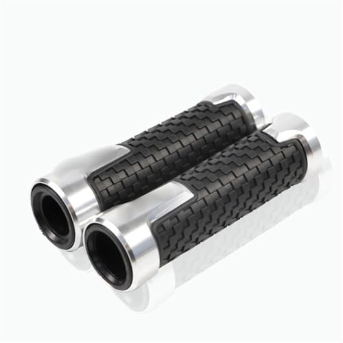 Für CBR 250RR CBR250R CBR250 CBR 250 RR 2017 2018 2019 Motorrad-Handgriffe Lenker Anti-Rutsch-Lenker-Handgriff Griffteile(Silber) von XZGFZHY