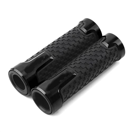 Für CBR 600F CBR600F 1991-2009 2010 2011 2012 2013 Motorrad Handgriffe Lenker Anti-Rutsch Lenker Handgriff Griffteile(Schwarz) von XZGFZHY