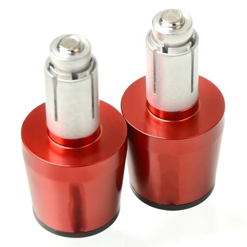 Für CBR250R CBR 250R CBR 250 R 2010 2011 2012 2013 1987 Motorrad CNC Aluminium Griffe Lenker Griff Enden Stecker Abdeckkappe Ausgewogene Stecker Griffteile(Rot) von XZGFZHY